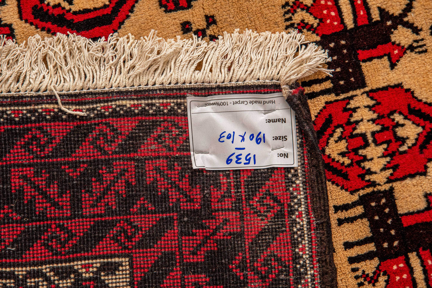Hand knotted Persian Tribal Turkmen