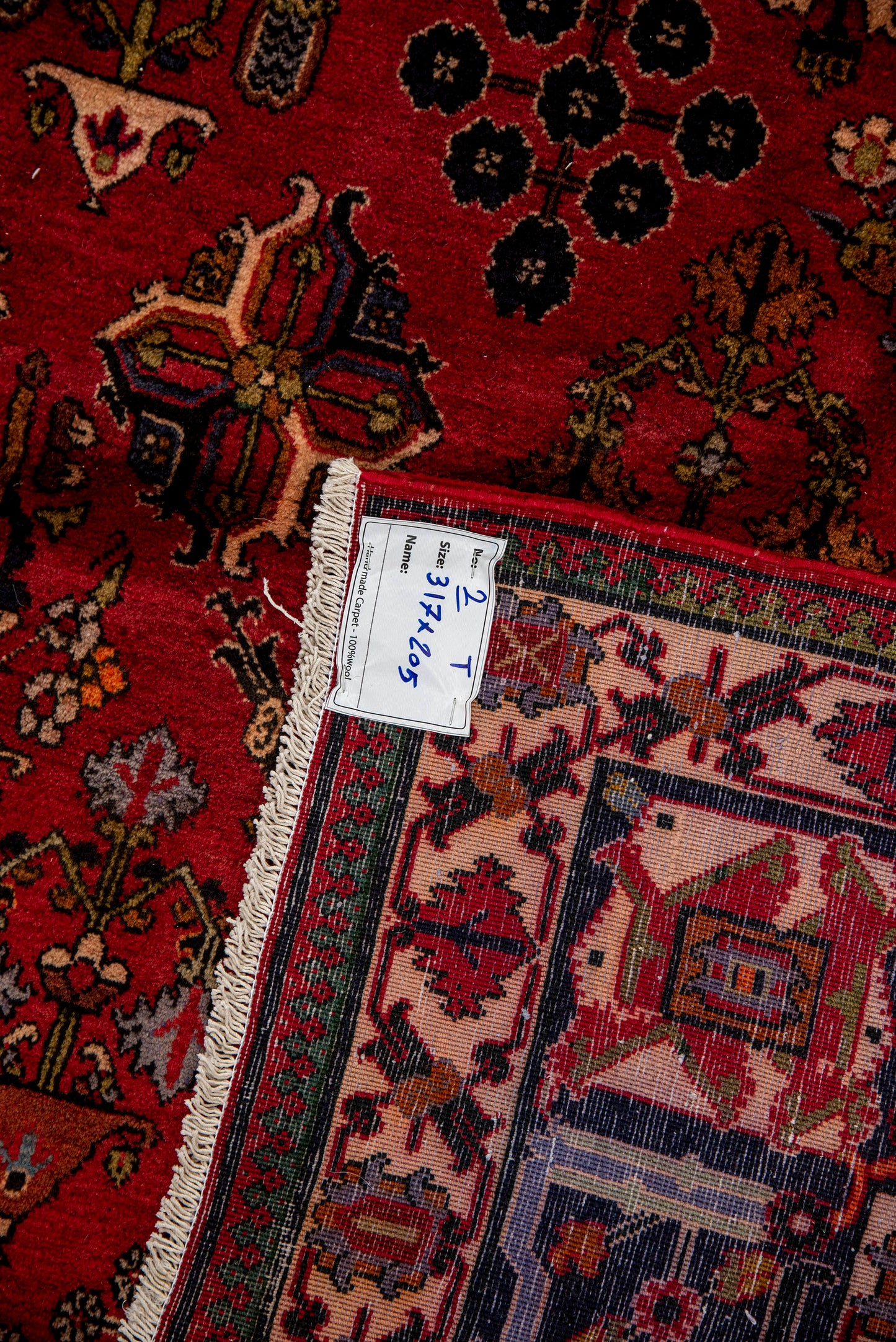 Hand knotted Persian Isfahan Meymeh