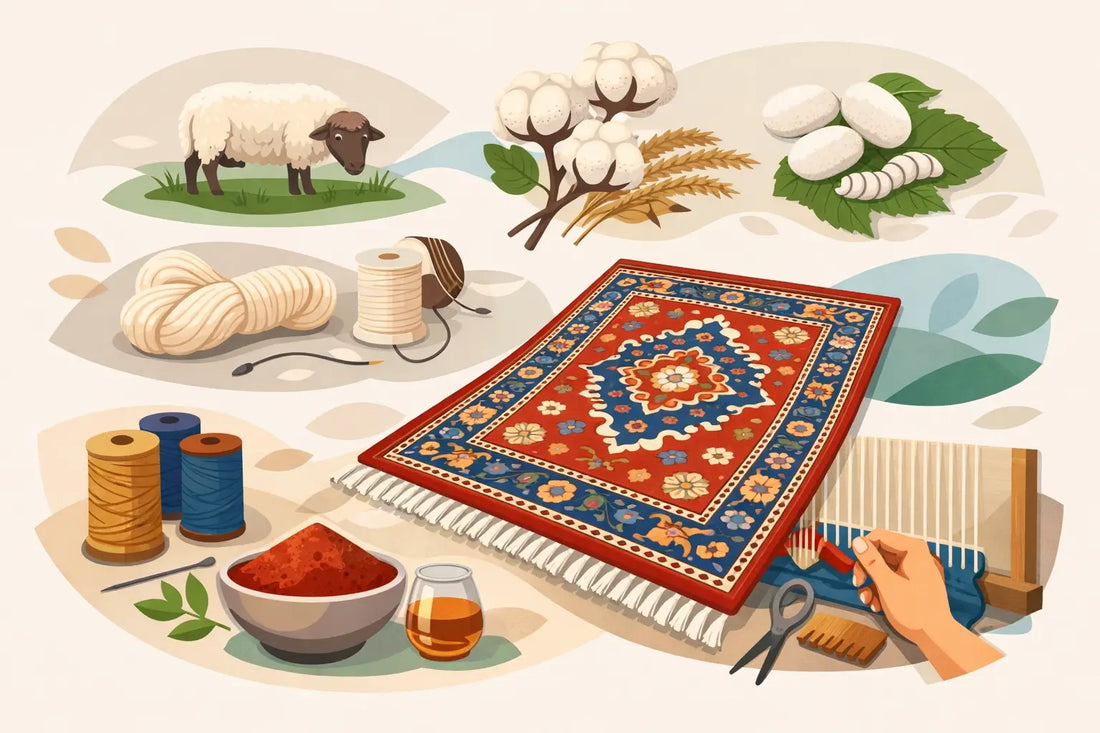 What Are Persian Rugs Made Out Of?