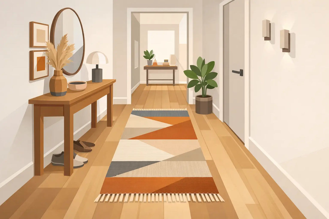How to Style Hallway Runners Properly