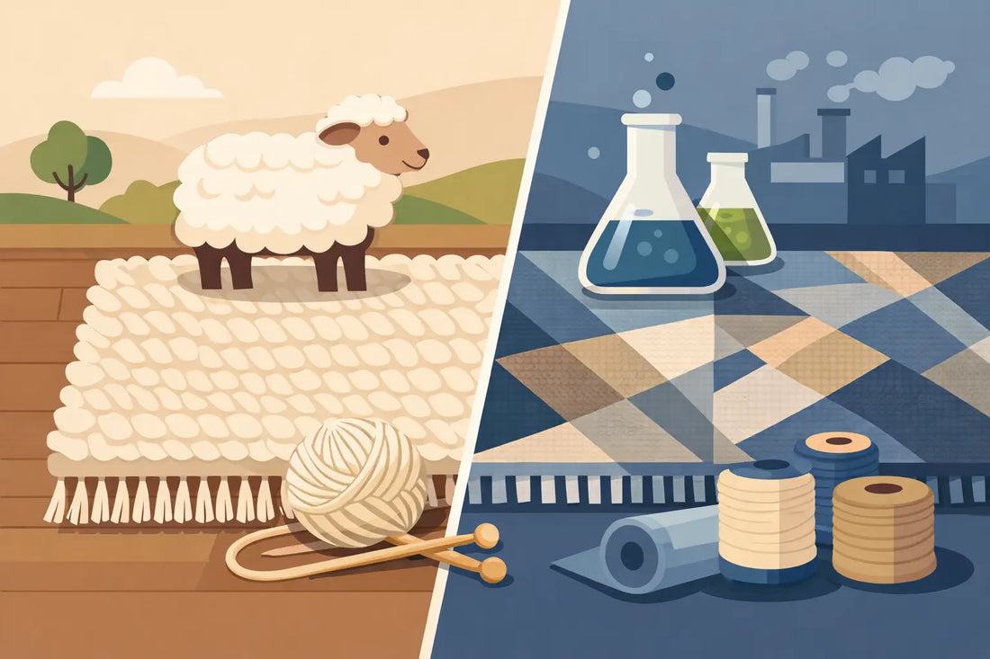 Wool Rugs vs Synthetic Rugs: What Wins?