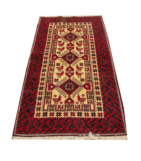 Hand knotted Persian Tribal Turkmen