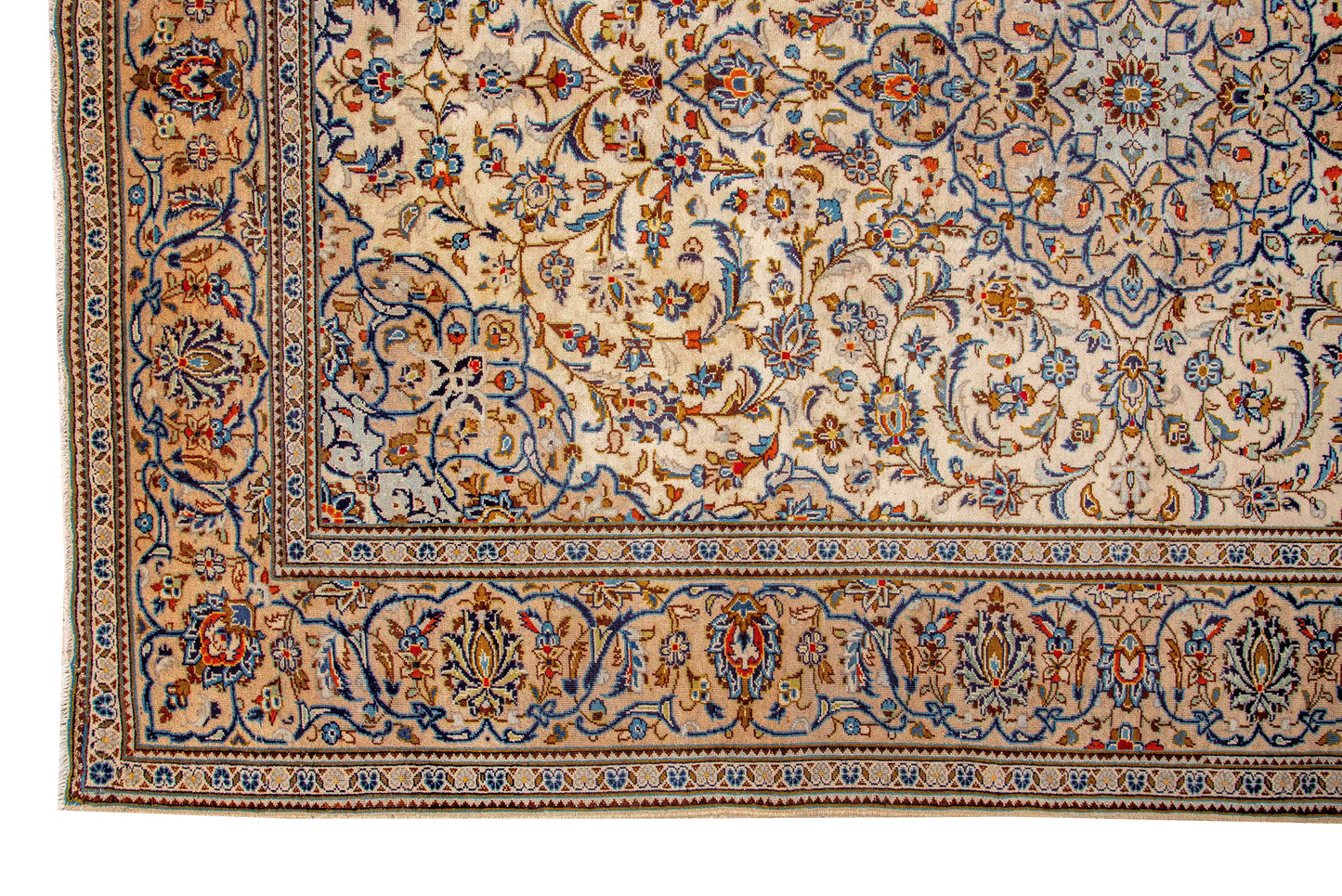 Hand knotted Persian Nain