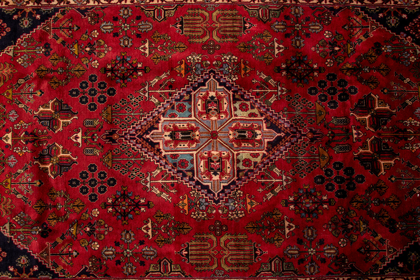 Hand knotted Persian Isfahan Meymeh