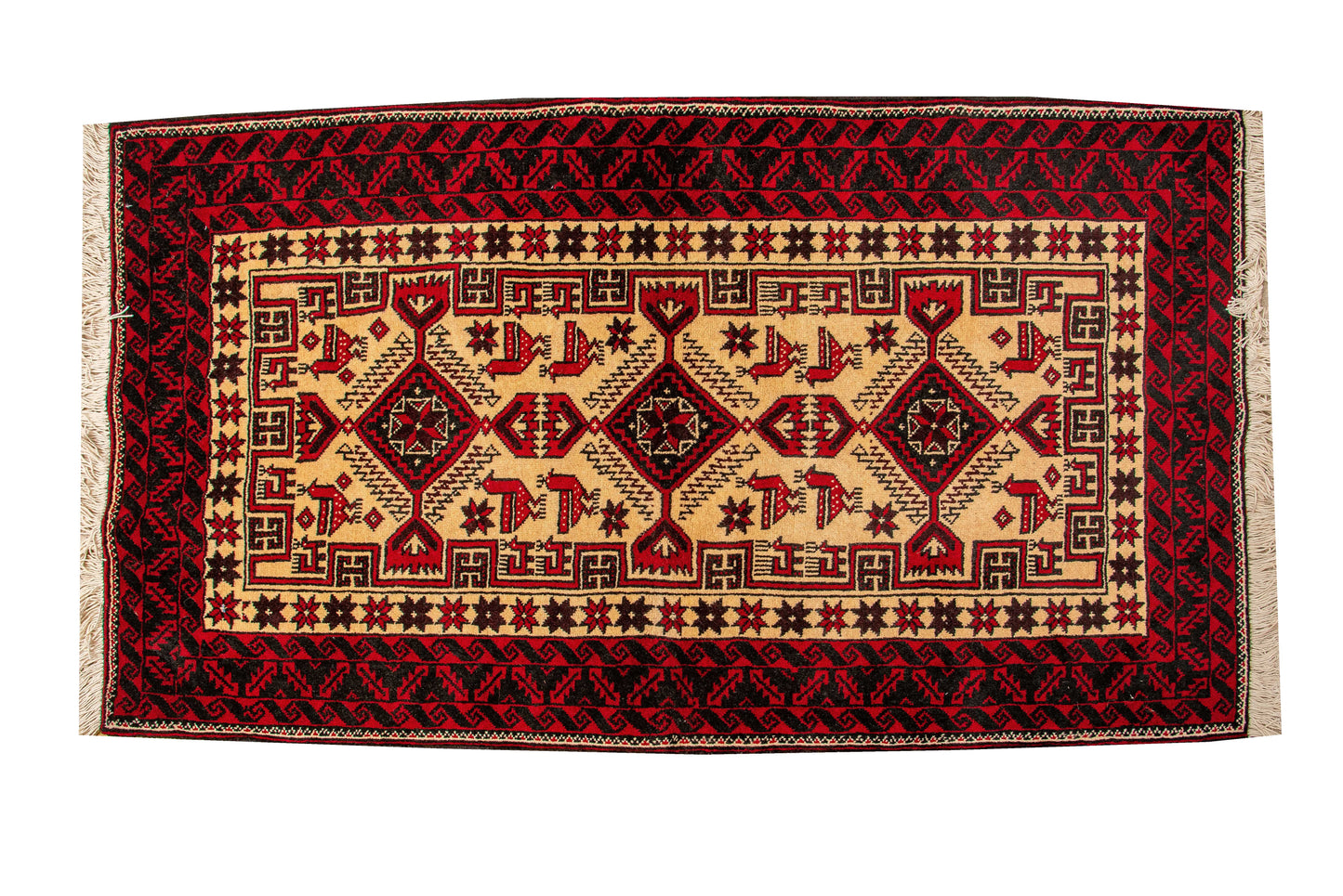 Hand knotted Persian Tribal Turkmen