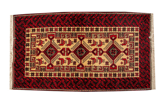 Hand knotted Persian Tribal Turkmen