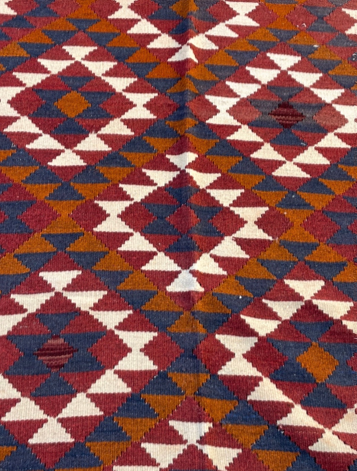 Flat woven natural dyes kilim wool 200x150