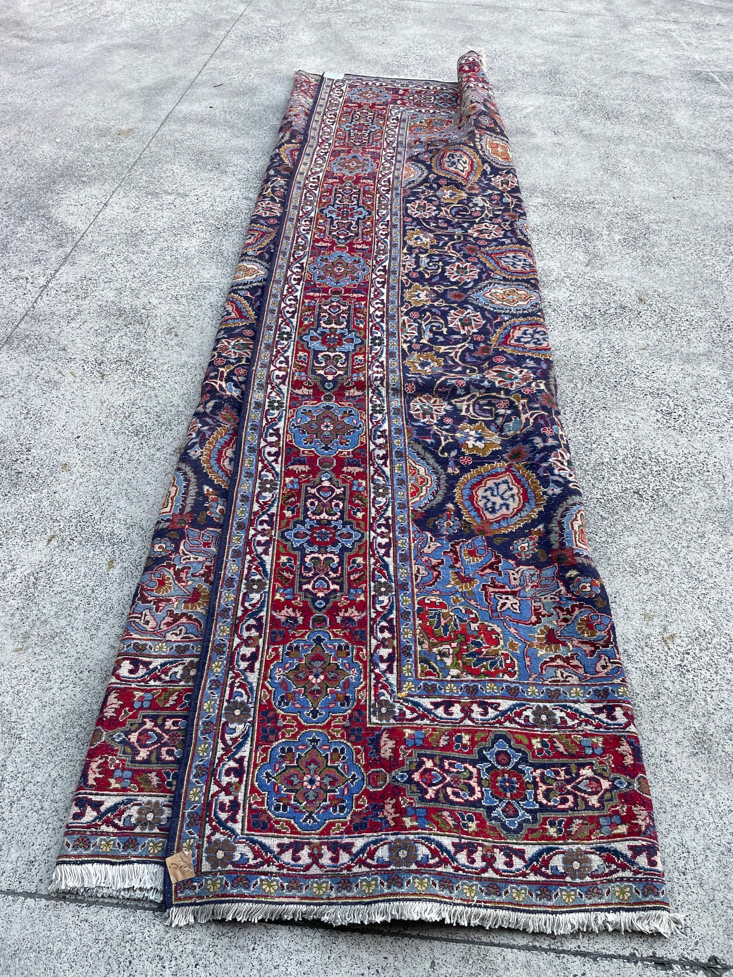 Finely Hand knotted Persian 40Raj Tabriz Rug 395x300 (approx. 9x12 ft)