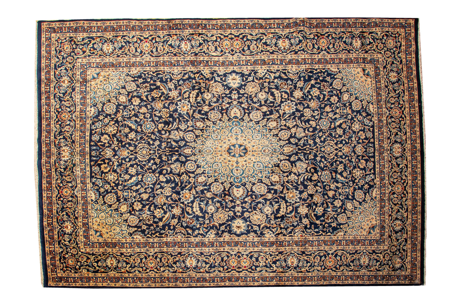 Hand knotted Persian Kashmar