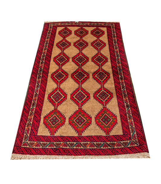 Hand knotted Persian Tribal Turkmen