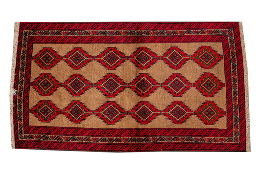 Hand knotted Persian Tribal Turkmen