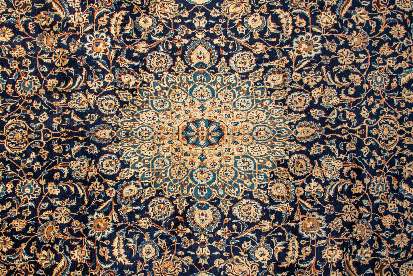 Hand knotted Persian Kashmar