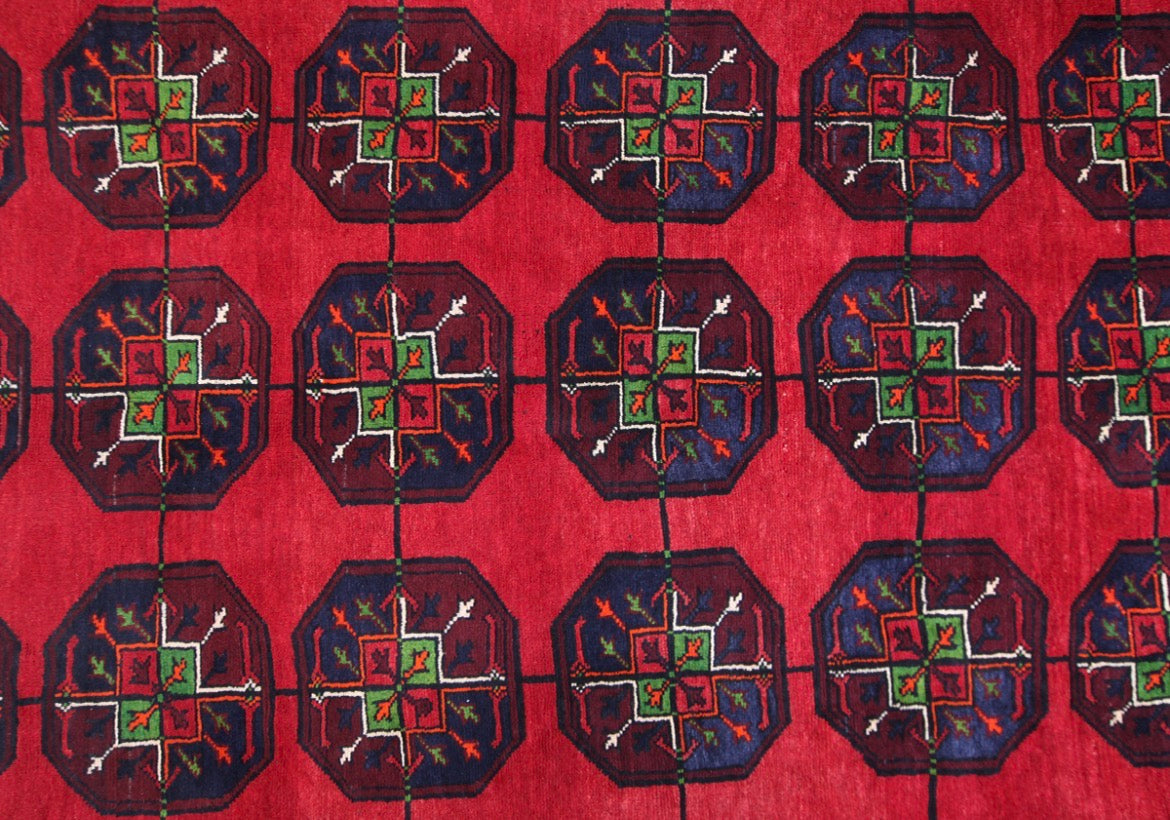 Hand knotted Persian Mashad 100%Wool natural dyes
