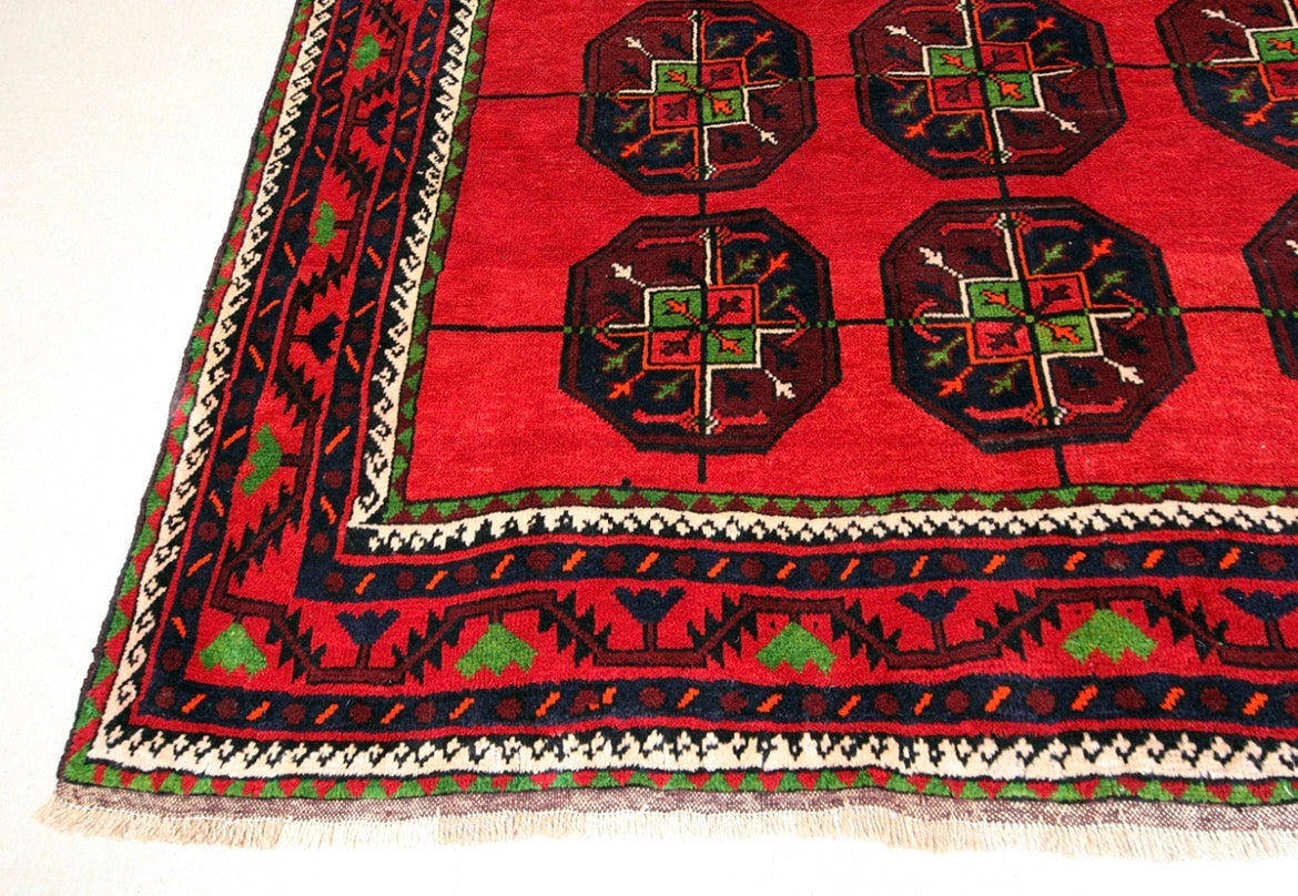 Hand knotted Persian Mashad 100%Wool natural dyes