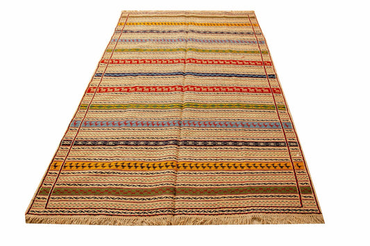 Hand woven Kilim Wool Rug