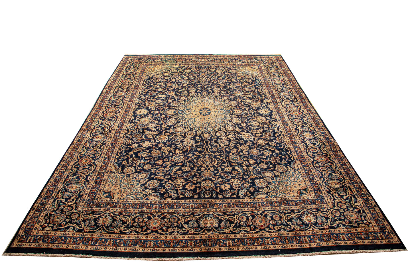 Hand knotted Persian Kashmar