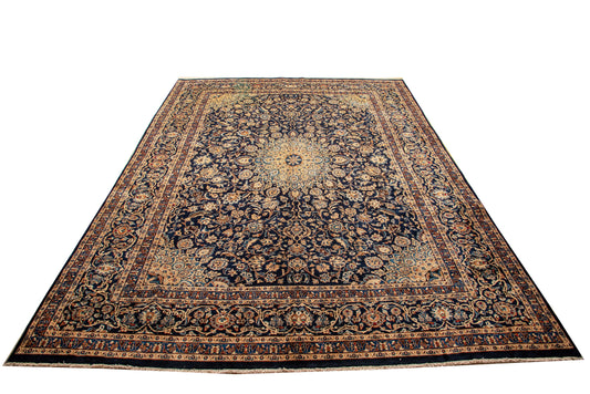 Hand knotted Persian Kashmar