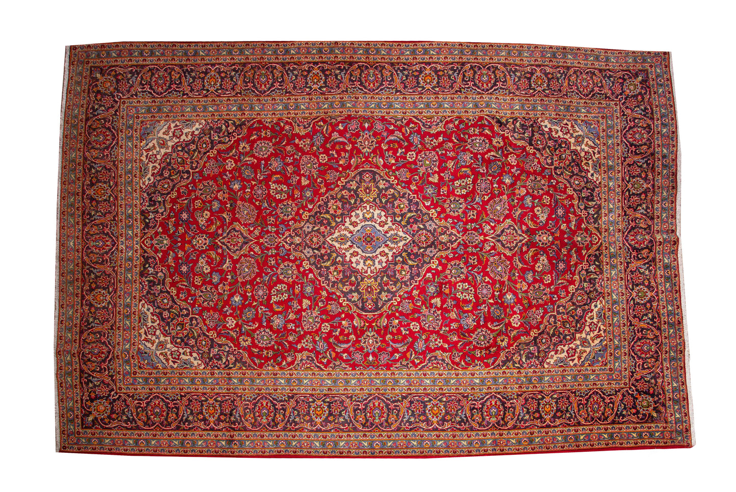 Hand knotted Persian Kashan