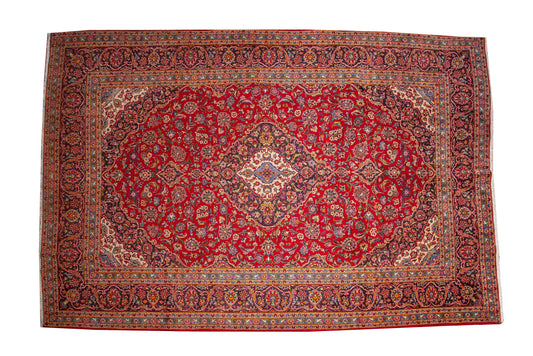 Hand knotted Persian Kashan