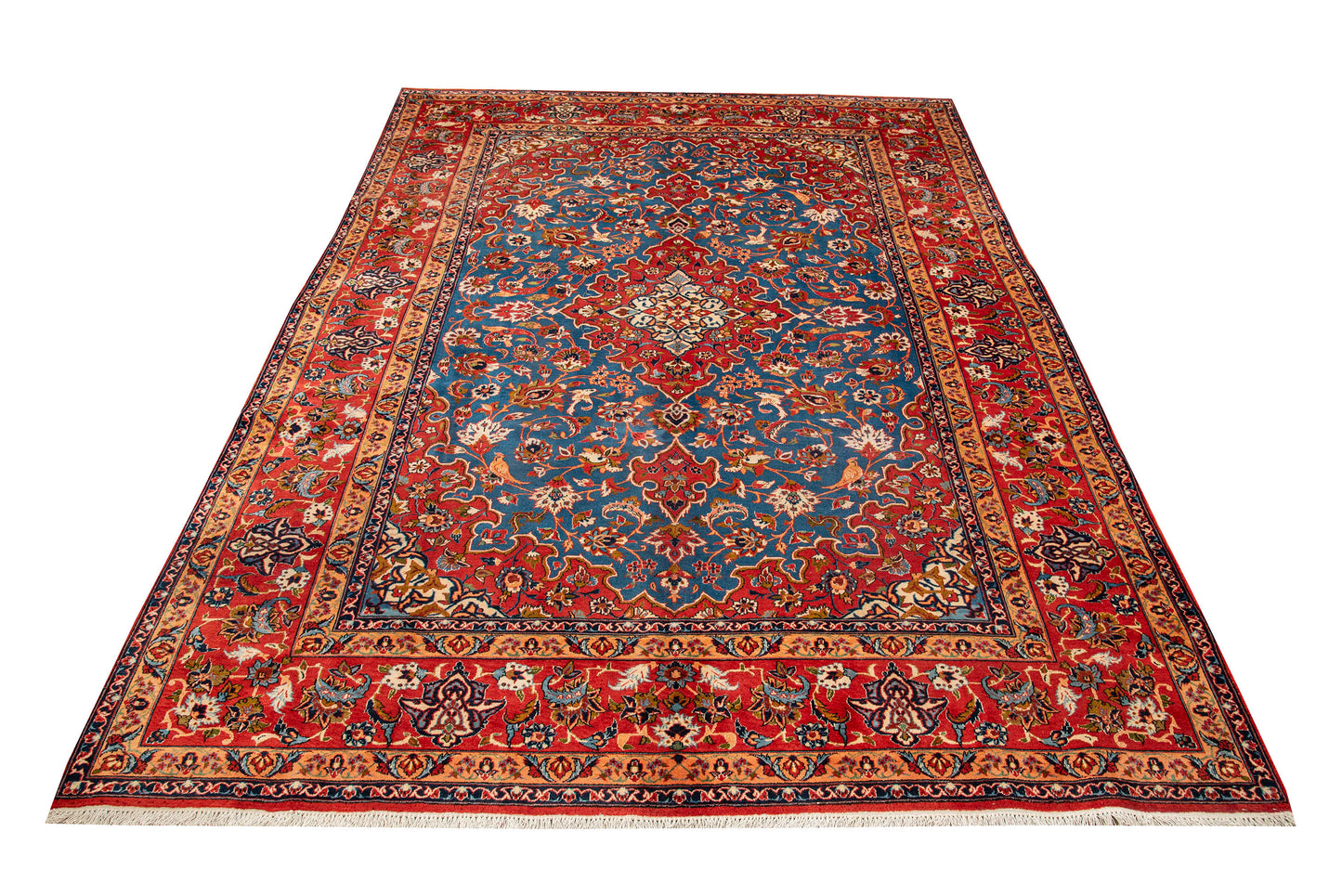 Hand knotted Persian Isfahan