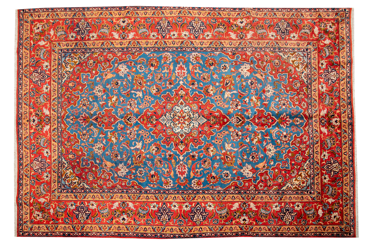 Hand knotted Persian Isfahan
