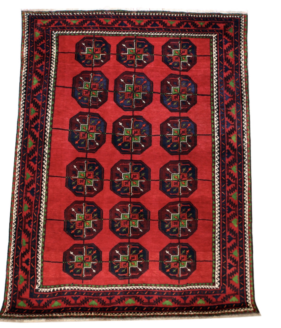 Hand knotted Persian Mashad 100%Wool natural dyes