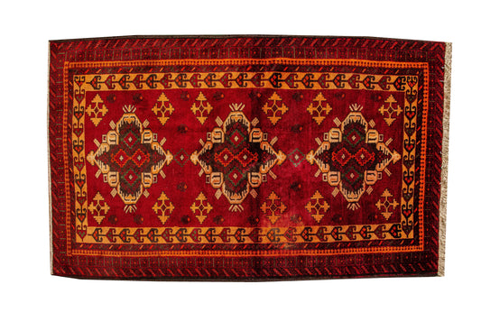 Hand knotted Persian Tribal Turkmen