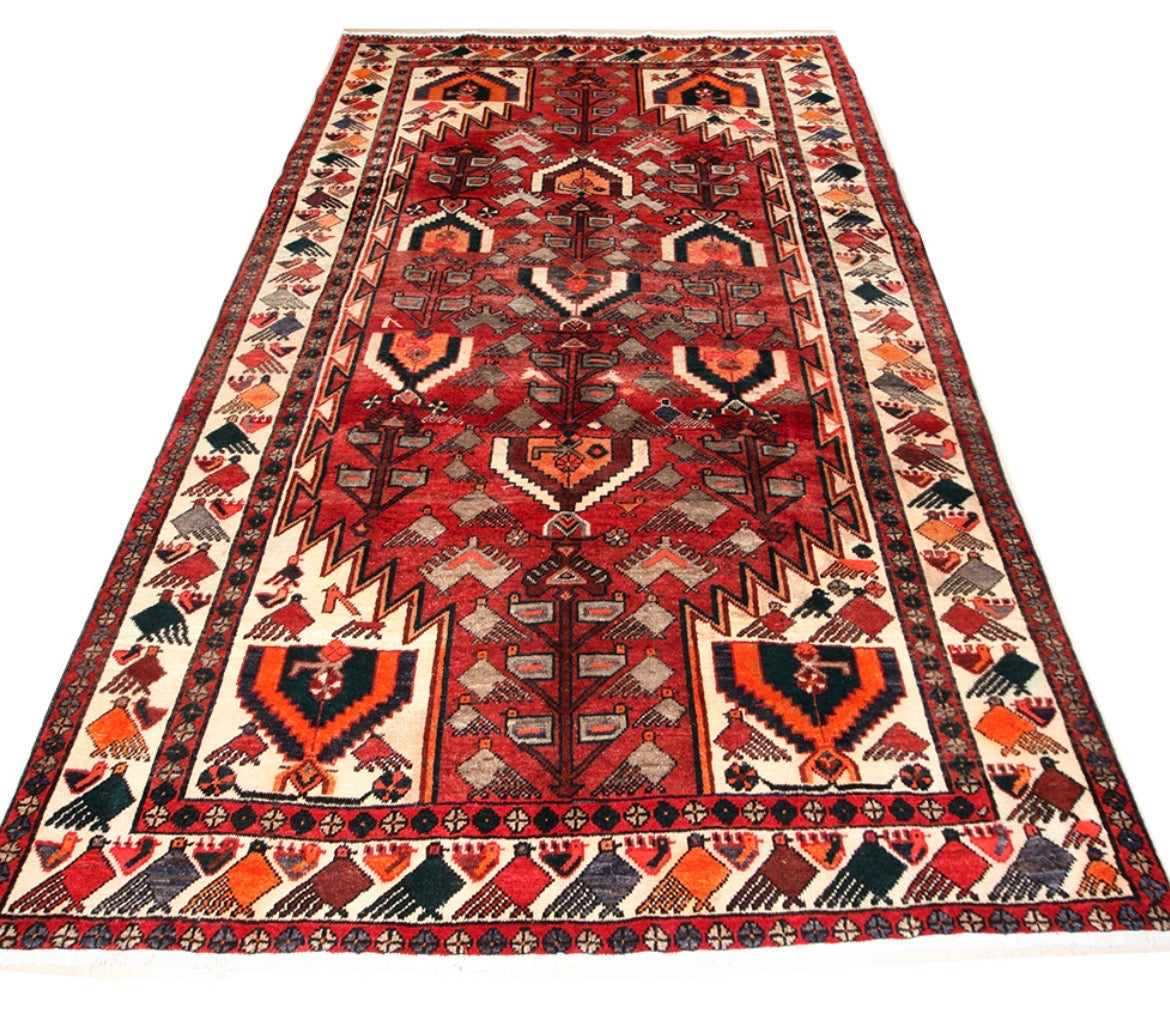 Hand knotted Persian Bakhtiyari 100 Wool Rug