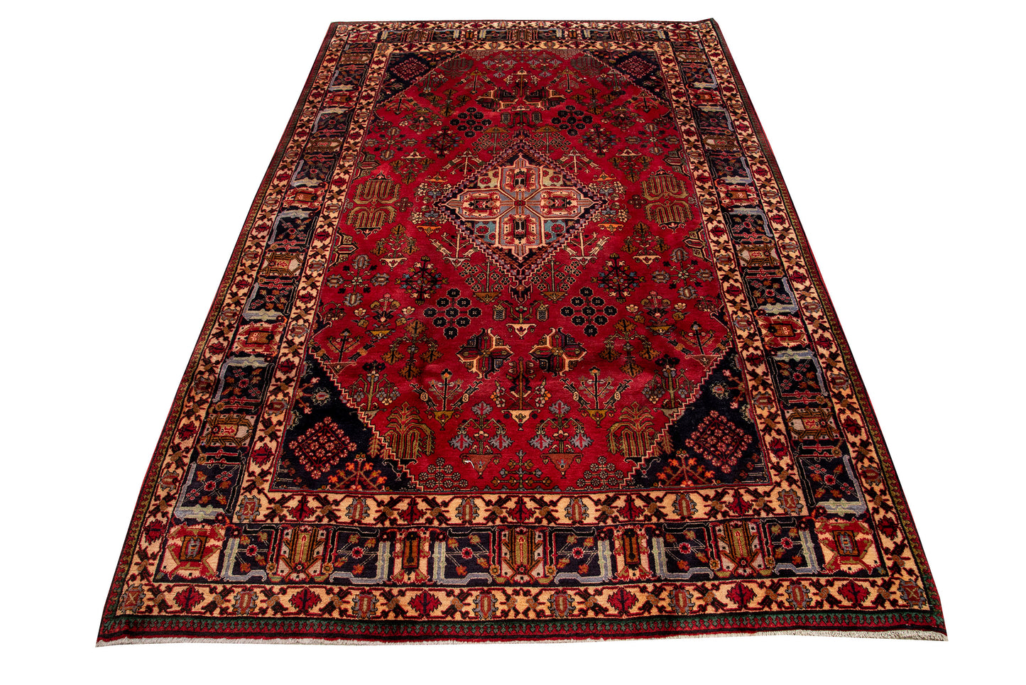 Hand knotted Persian Isfahan Meymeh