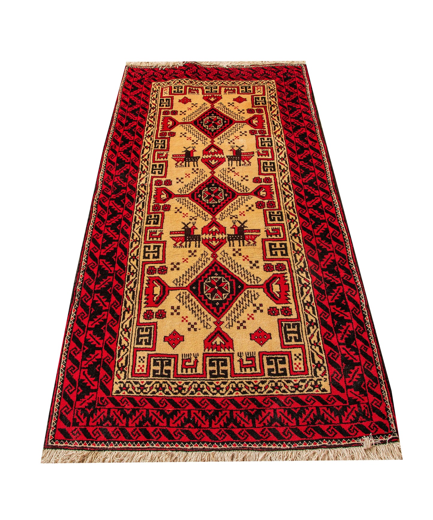 Hand knotted Persian Tribal Turkmen