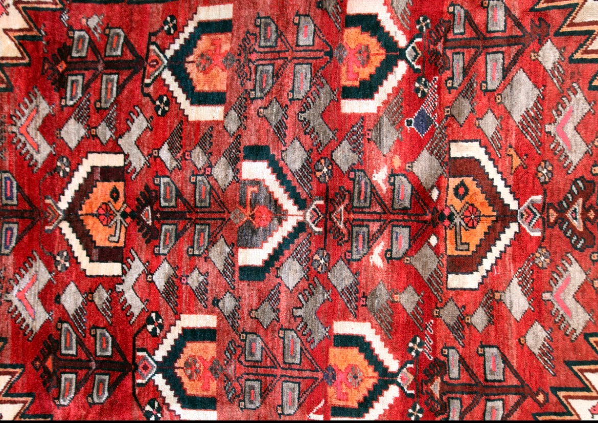 Hand knotted Persian Bakhtiyari 100 Wool Rug