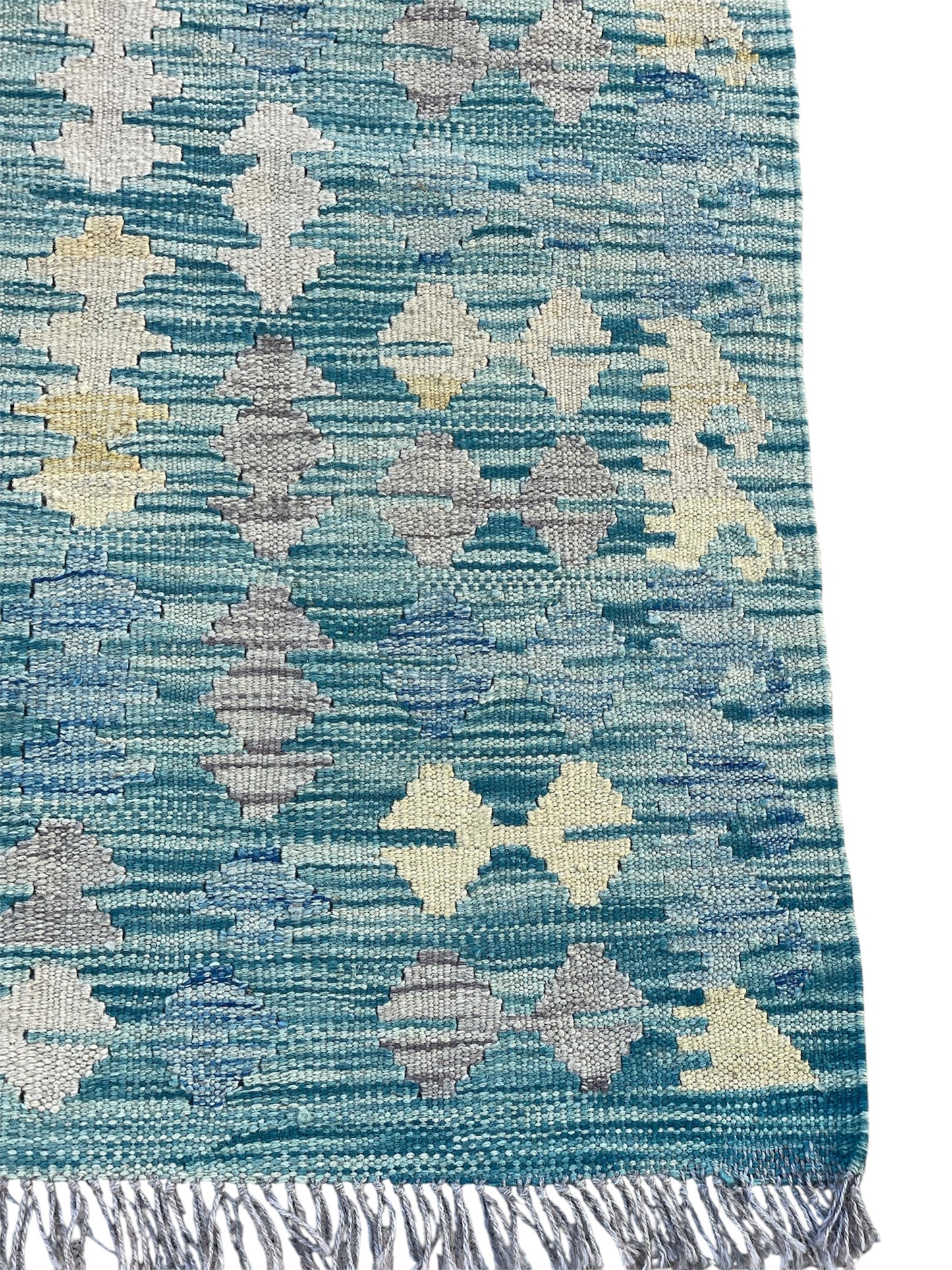 Flat woven natural dyes kilim wool 240x170