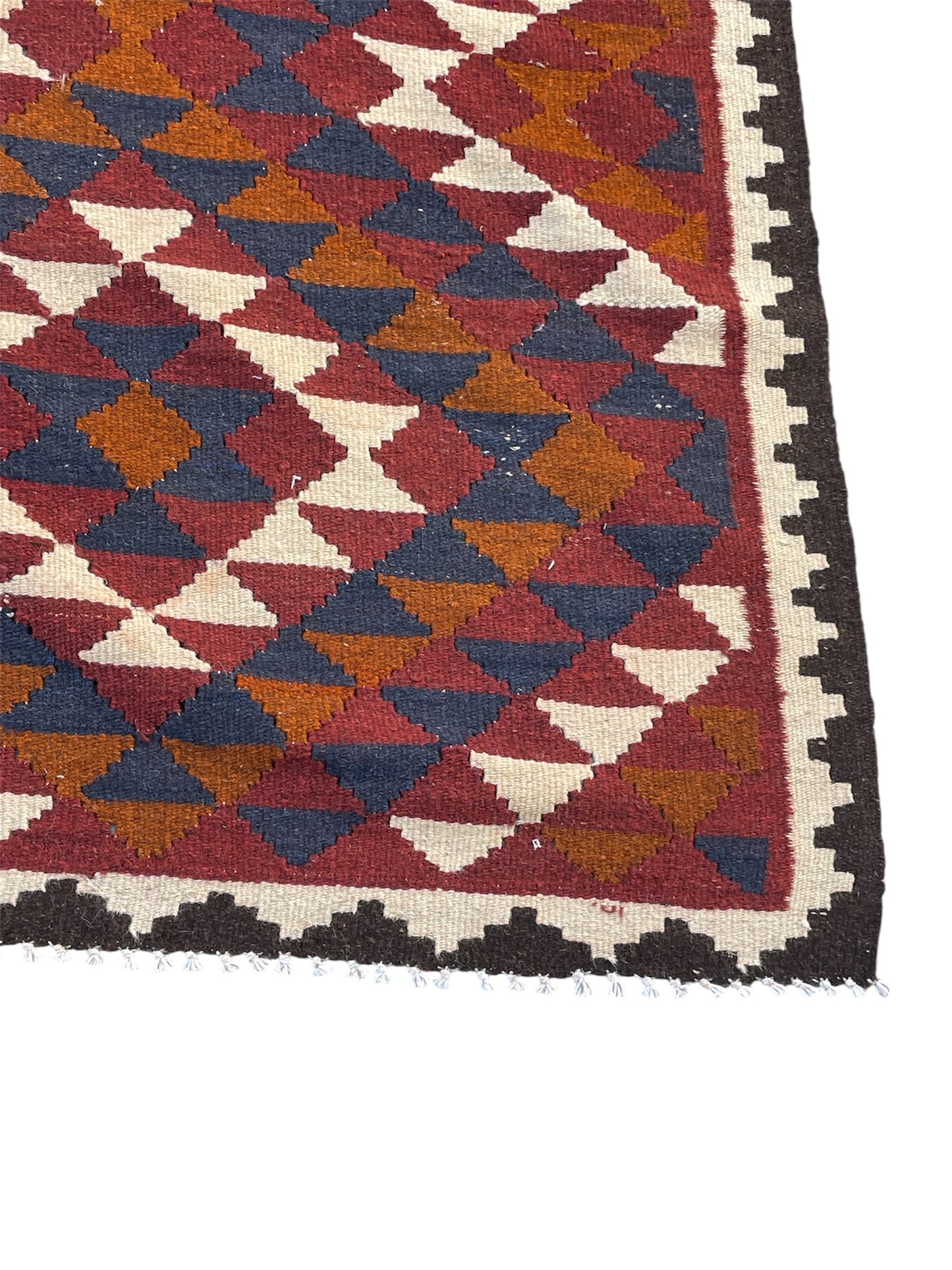 Flat woven natural dyes kilim wool 200x150
