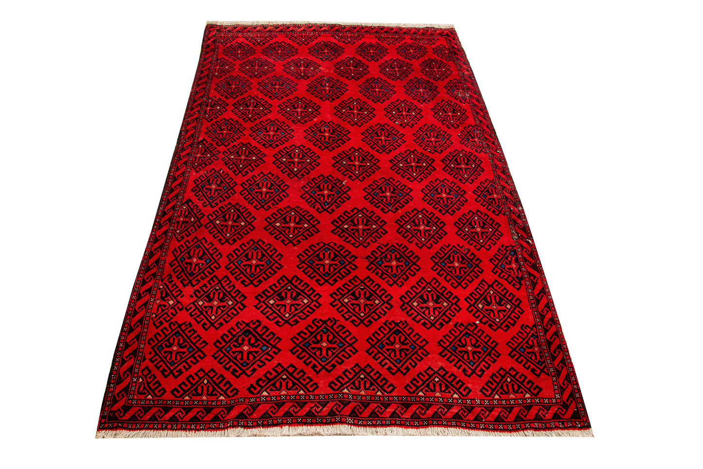 Hand knotted Persian khorasan 100%wool pile 247x162cm