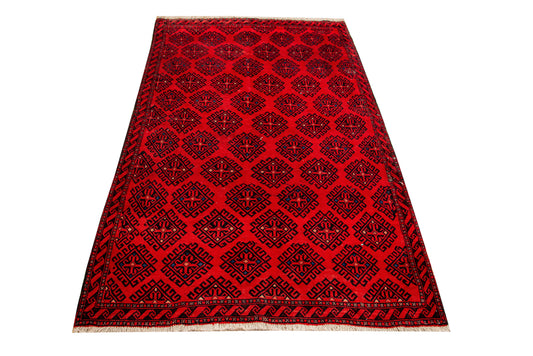 Hand knotted Persian khorasan 100%wool pile 247x162cm