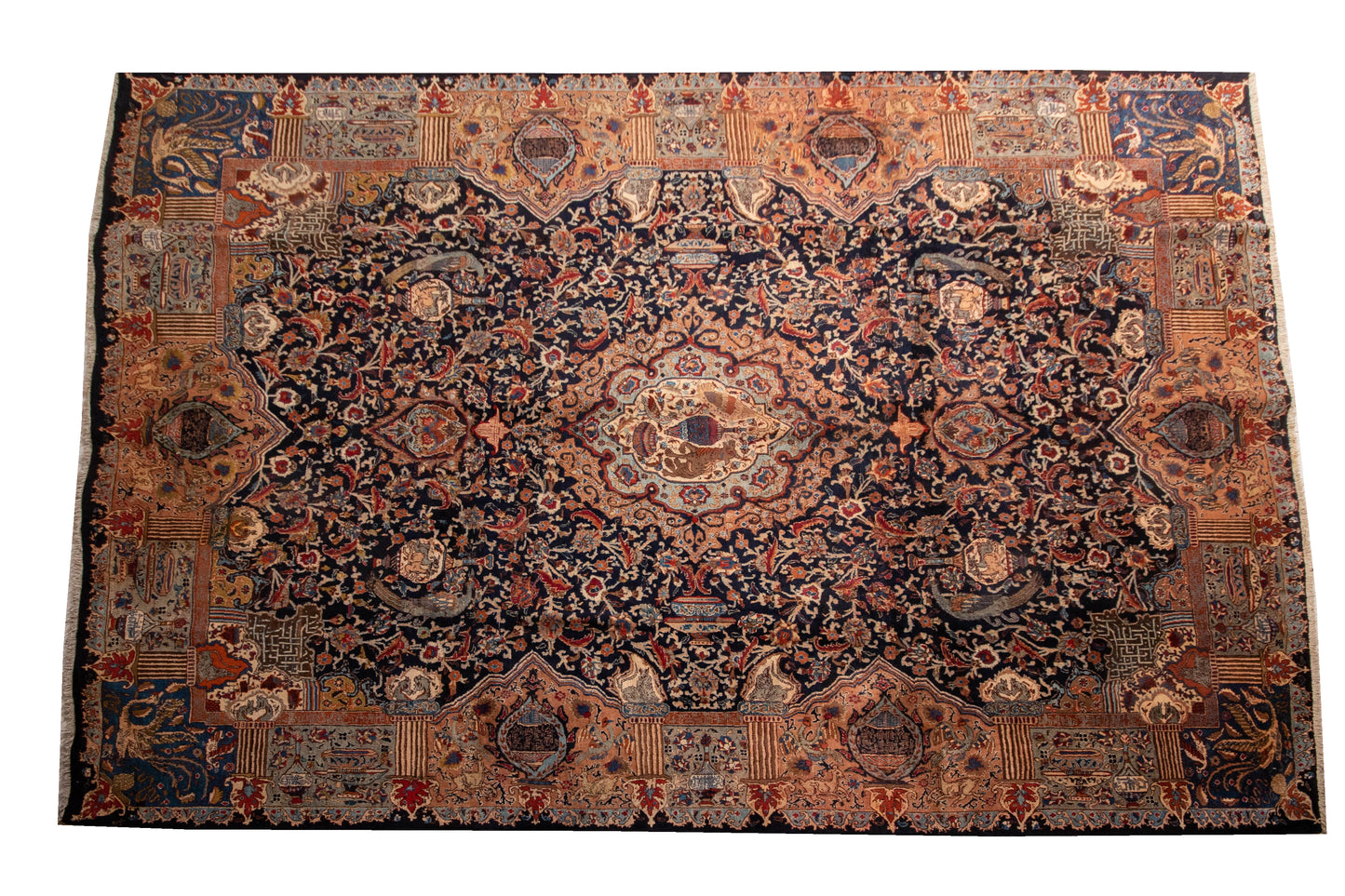 Finely Hand knotted Persian Treasure Kashmar Rug