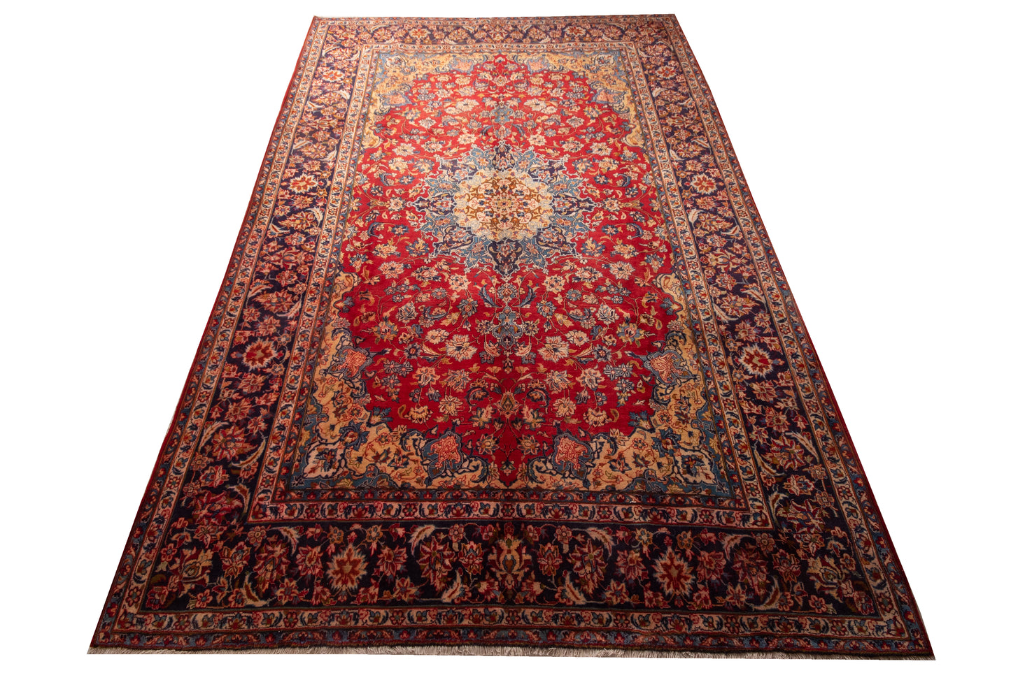 Finely Hand knotted Persian Isfahan Rug