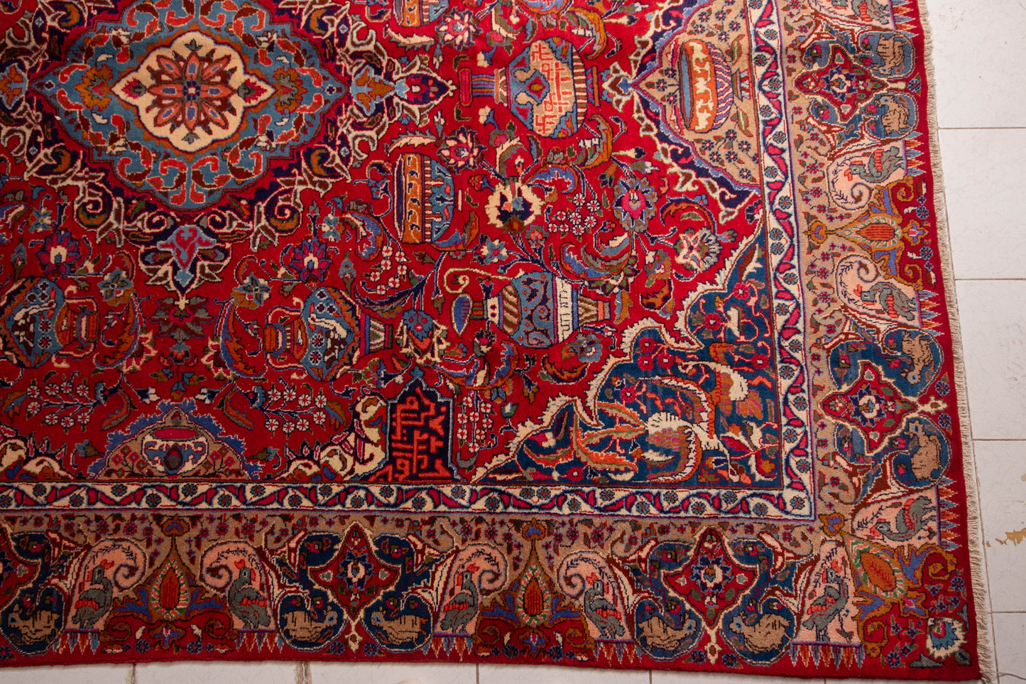 Finely Hand knotted Persian Treasure Kashmar Rug