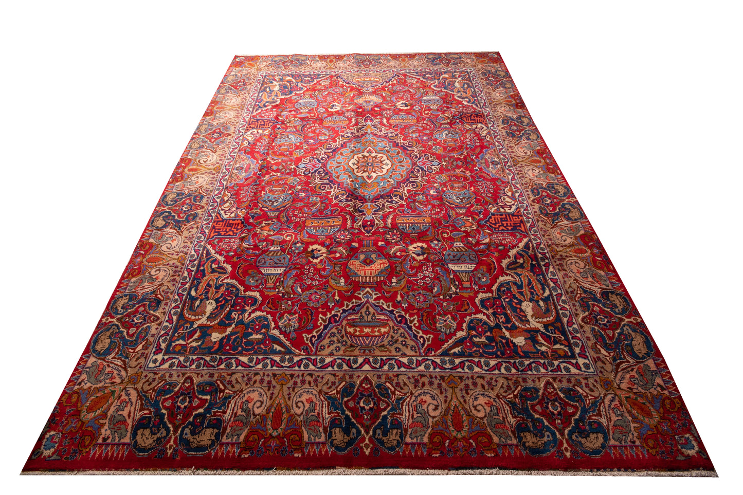 Finely Hand knotted Persian Treasure Kashmar Rug