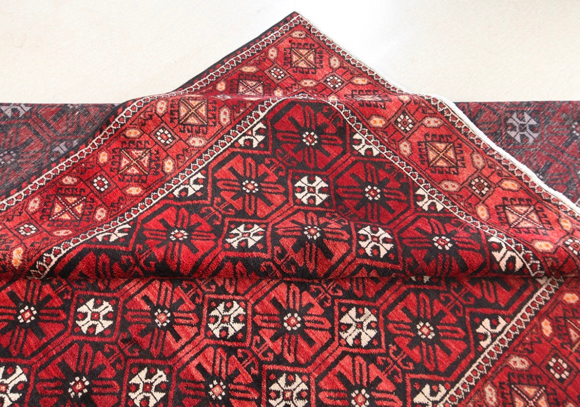 Hand knotted Persian Mashad 100%Wool natural dyes