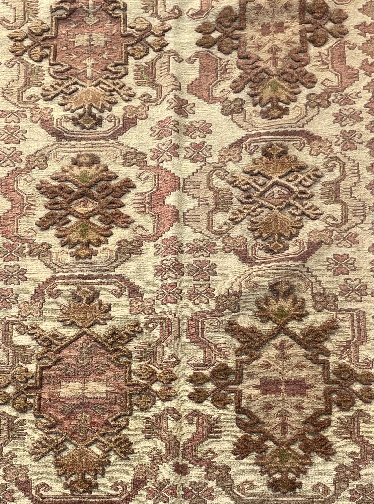 Rare Mix woven suzani wool rug. 200x250 cm.