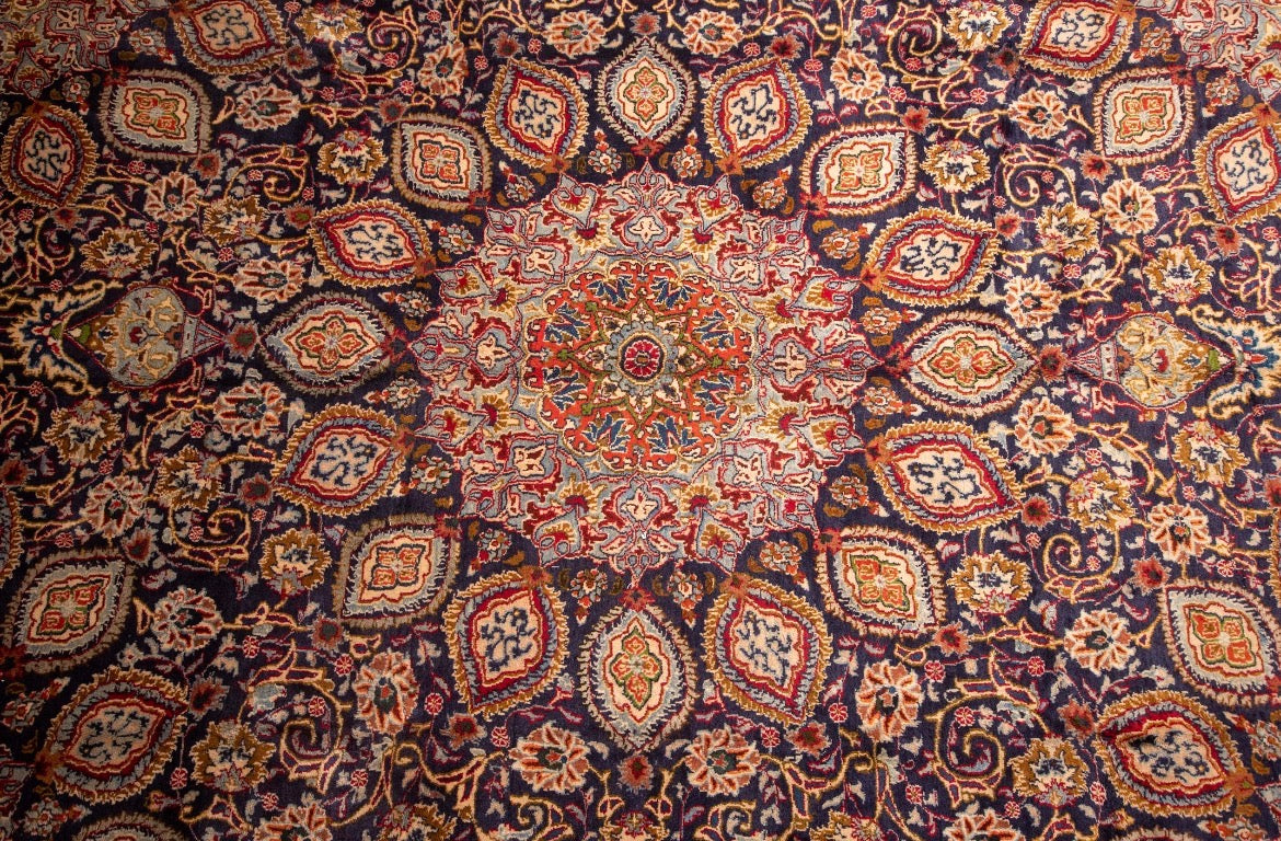 Finely Hand knotted Persian 40Raj Tabriz Rug 395x300 (approx. 9x12 ft)