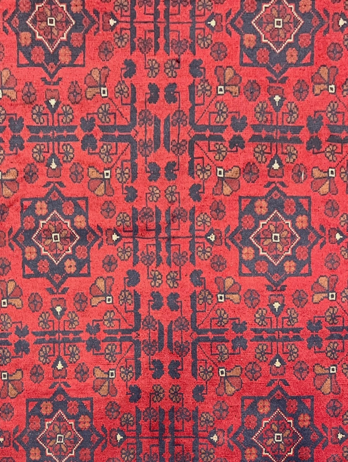 Hand knotted Afghan sharif kurk wool rug 200x150cm