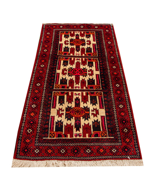 Hand knotted Persian Tribal Turkmen